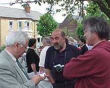 Cllr Patrick Doyle with local residents