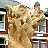 The finished sculpture