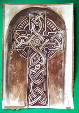 A Celtic cross